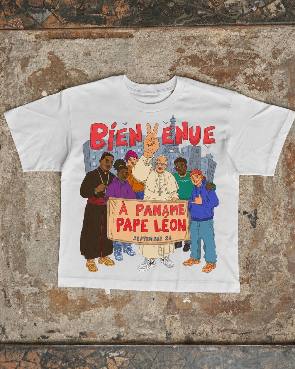 le t-shirt du Pape